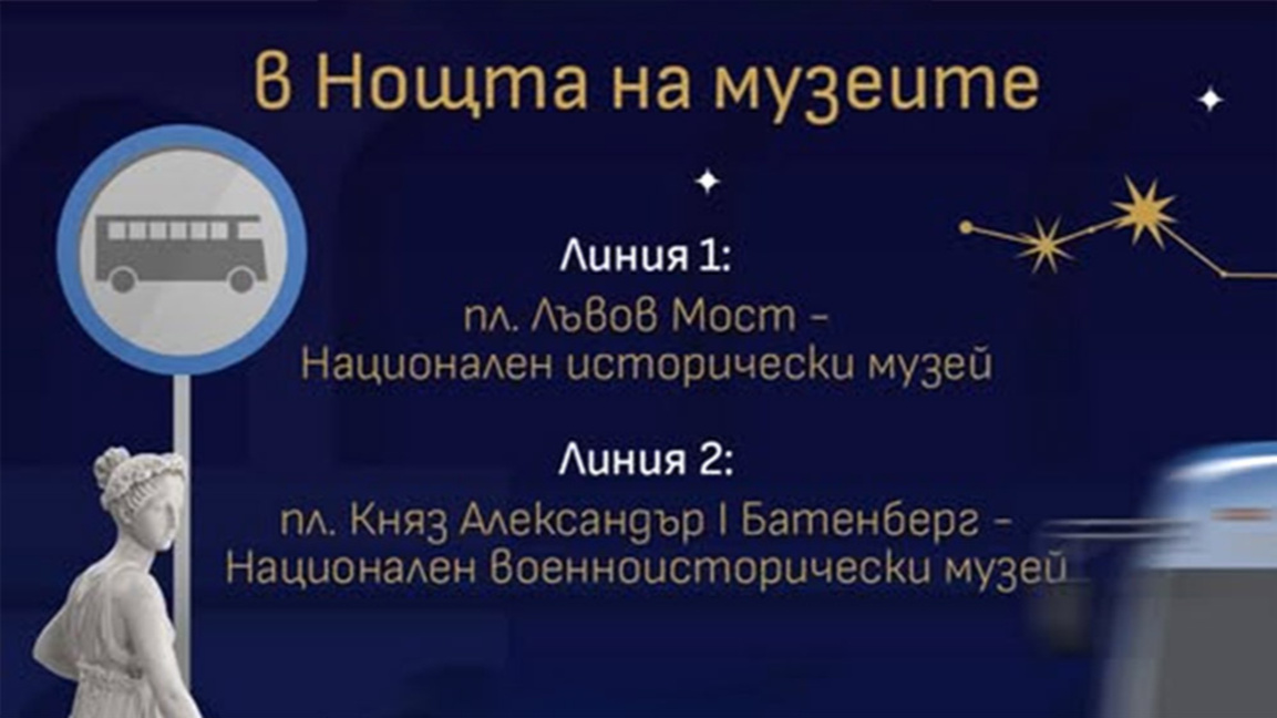 Атракционно безплатно пътуване с ретро автобуси в Нощта на музеите