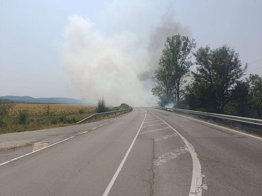 Пожар край Ивански