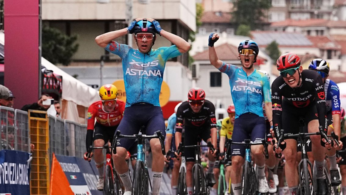 Дебютант Гильермо Сильва выиграл второй этап Giro d’Italia в Болгарии