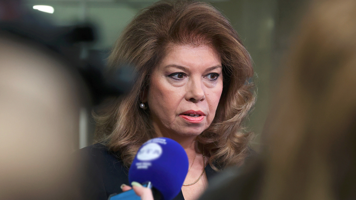 La présidente a critiqué la visite de la délégation gouvernementale à Kiev