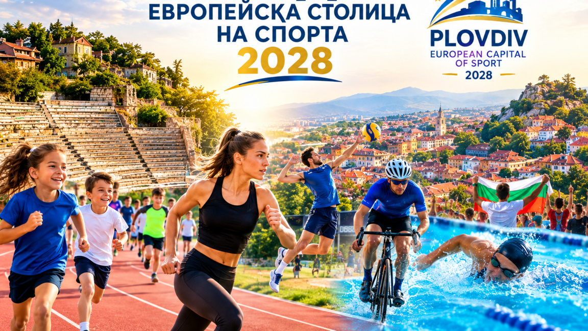 Пловдив става Европейска столица на спорта за 2028 година