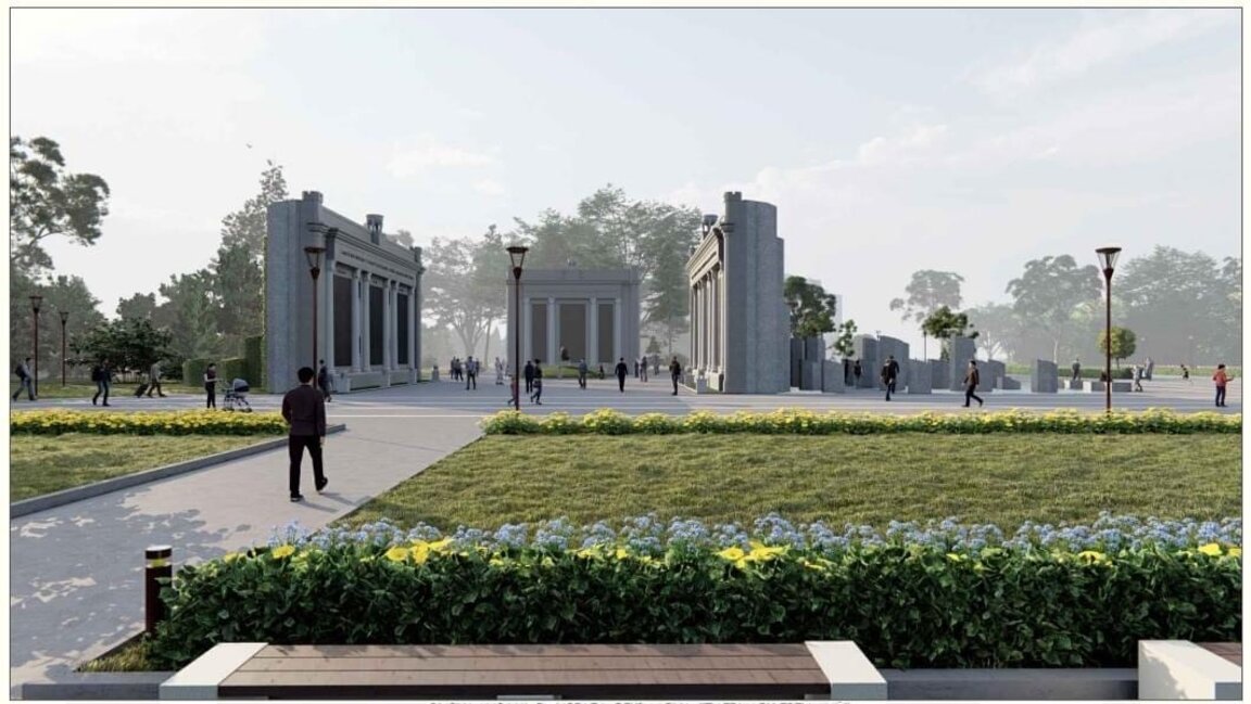 Идеен проект на Мемориала на Първи и Шести пехотен полк в района на НДК