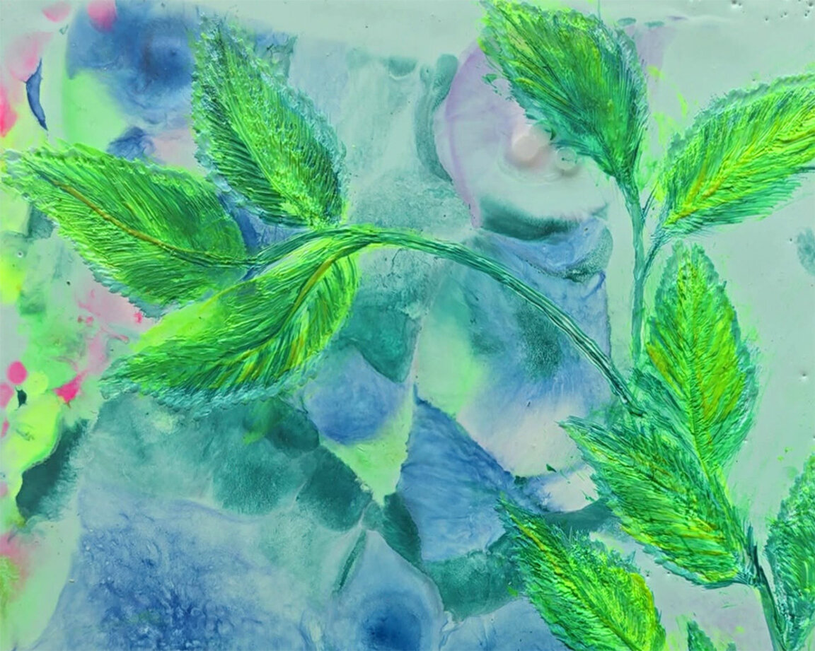 "Енкаустик демонстрация" от Нели Цинцева за българите в Чикаго