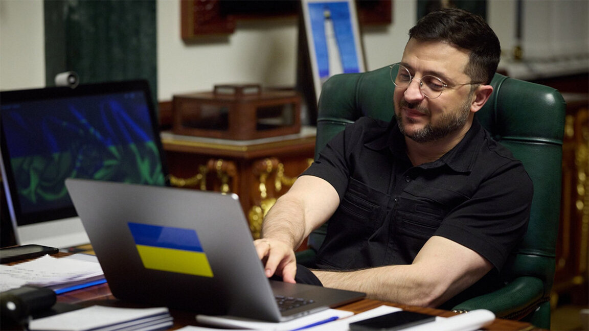 Entretien Rossen Jéliazkov - Volodymyr Zélensky...