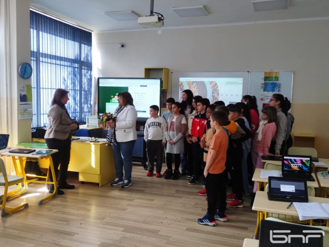 Открит урок по математика в STEM Discovery Campaign