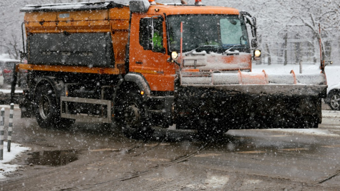 Преспи и снегонавявания в Разградско