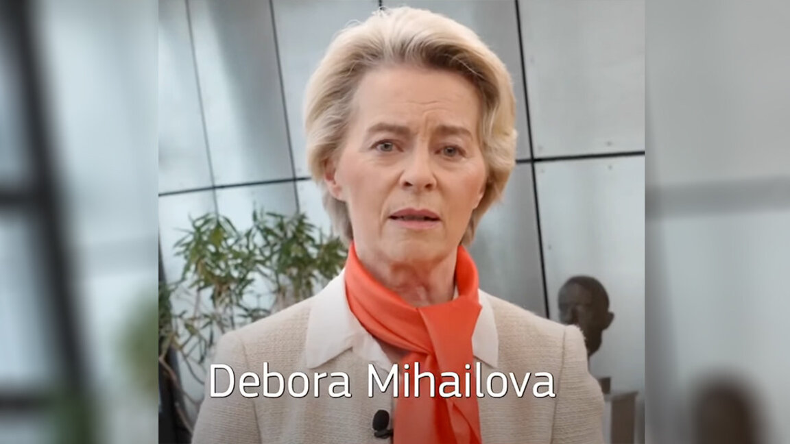 Ursula von der Leyen Kadına Yönelik Şiddete Karşı Uluslararası Mücadele Gününde Bulgar Debora’yı andı