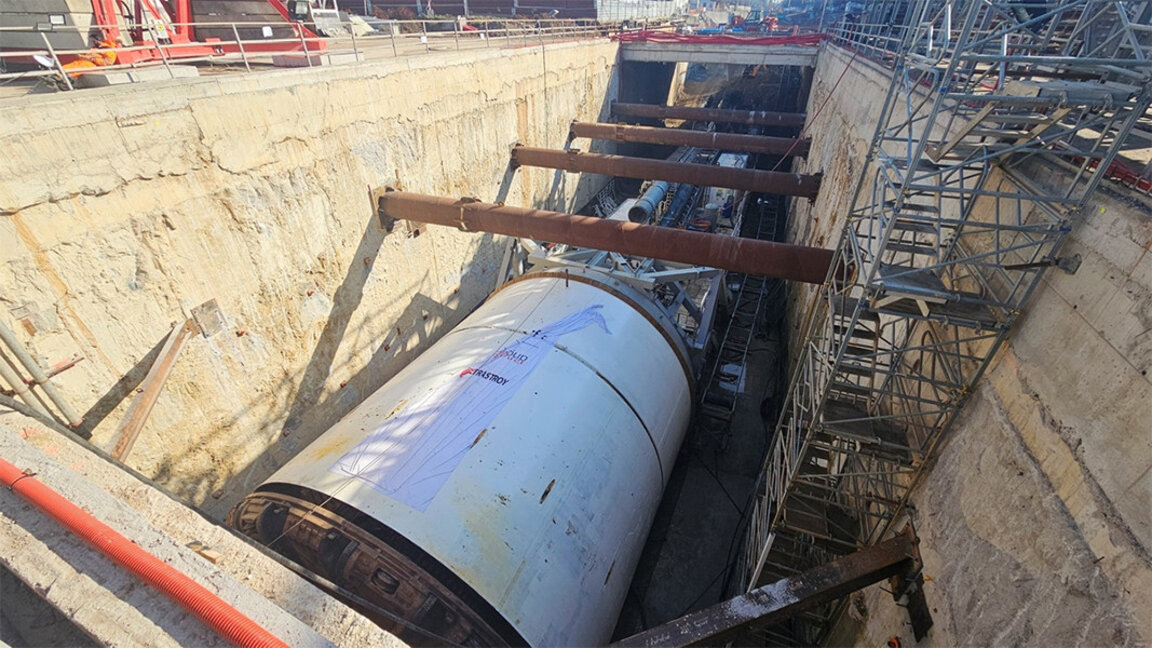 Tunnel boring for Sofia’s metro line 3 expansion starts