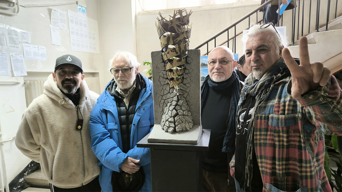 Дичо, Петър Цанков, авторът на проекта Любомир Добрев и Васко Кръпката