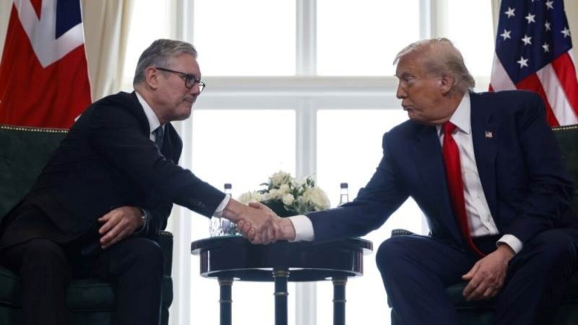 Киър Стармър и Доналд Тръмп