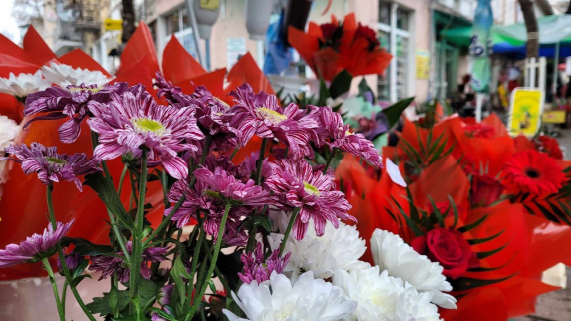 Букет за 8 март