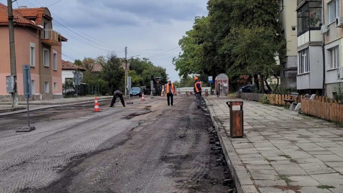 Започна ремонт на главната улица в Кула