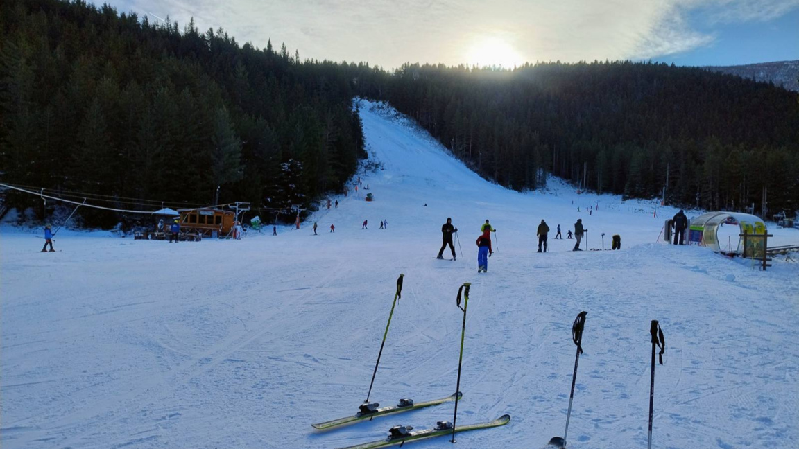 По белите писти на България