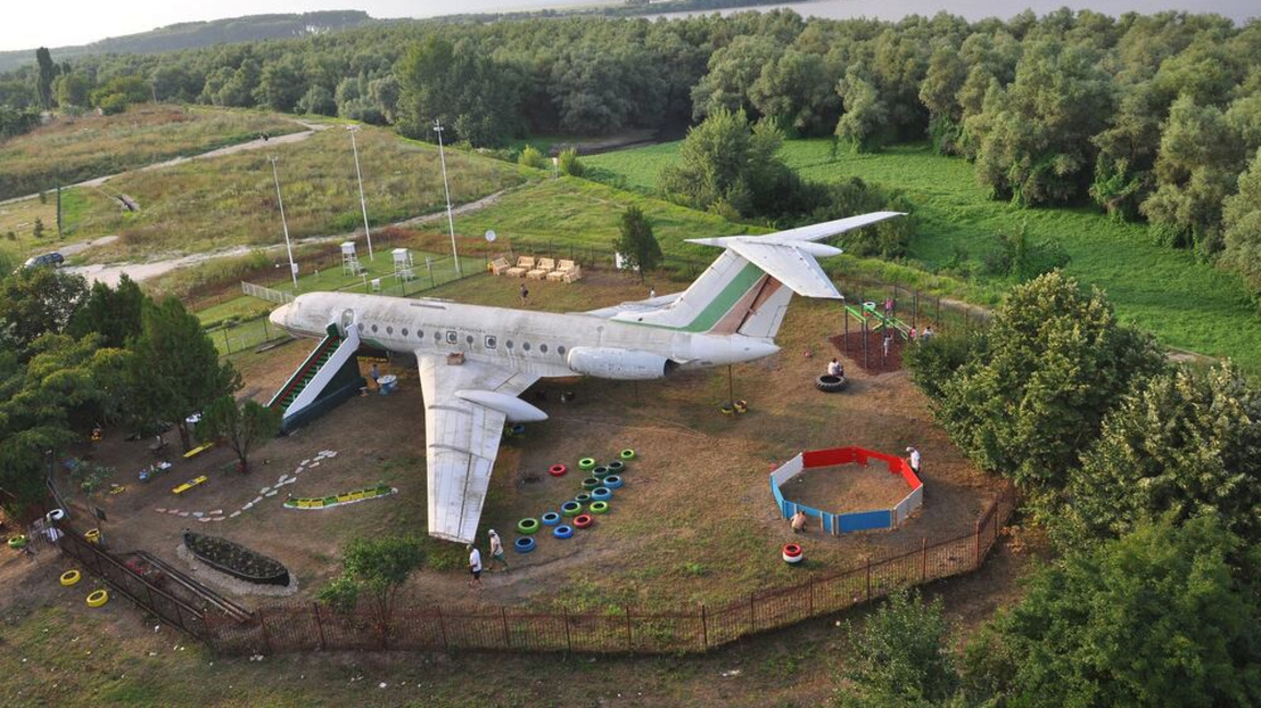 Самолетът Ту-134 в Силистра