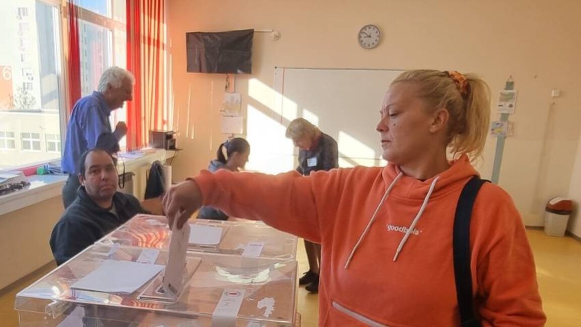 Haskovo'da seçim sandığı
