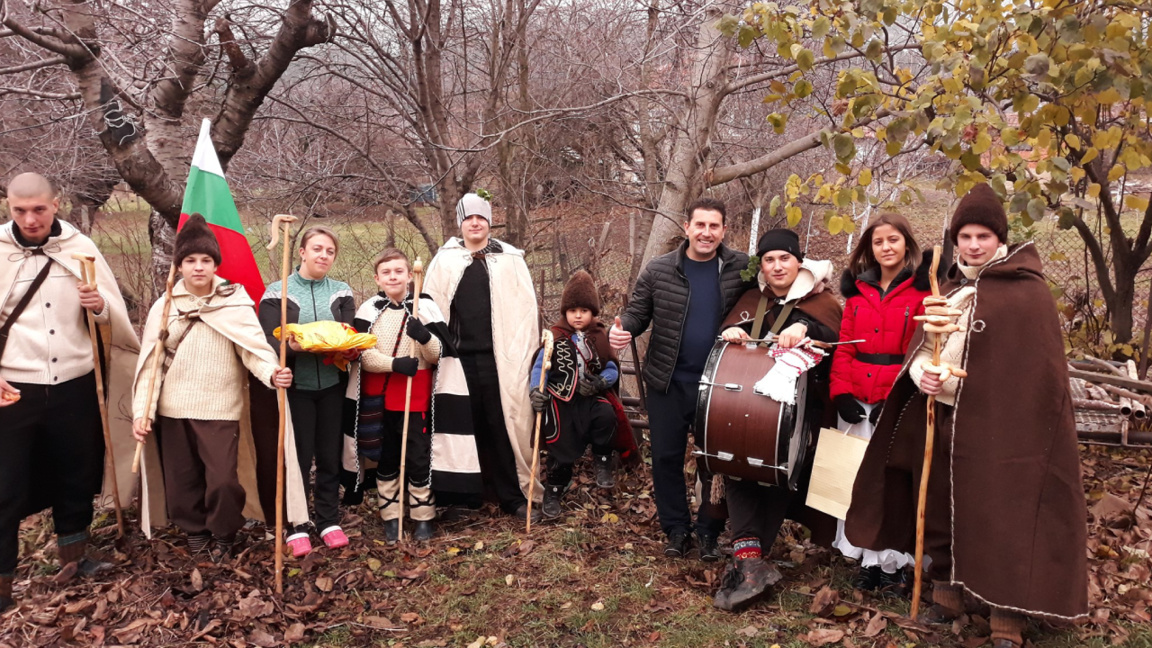 Die Tradition Koleduwane wird von den Männern im Dorf Anton gepflegt