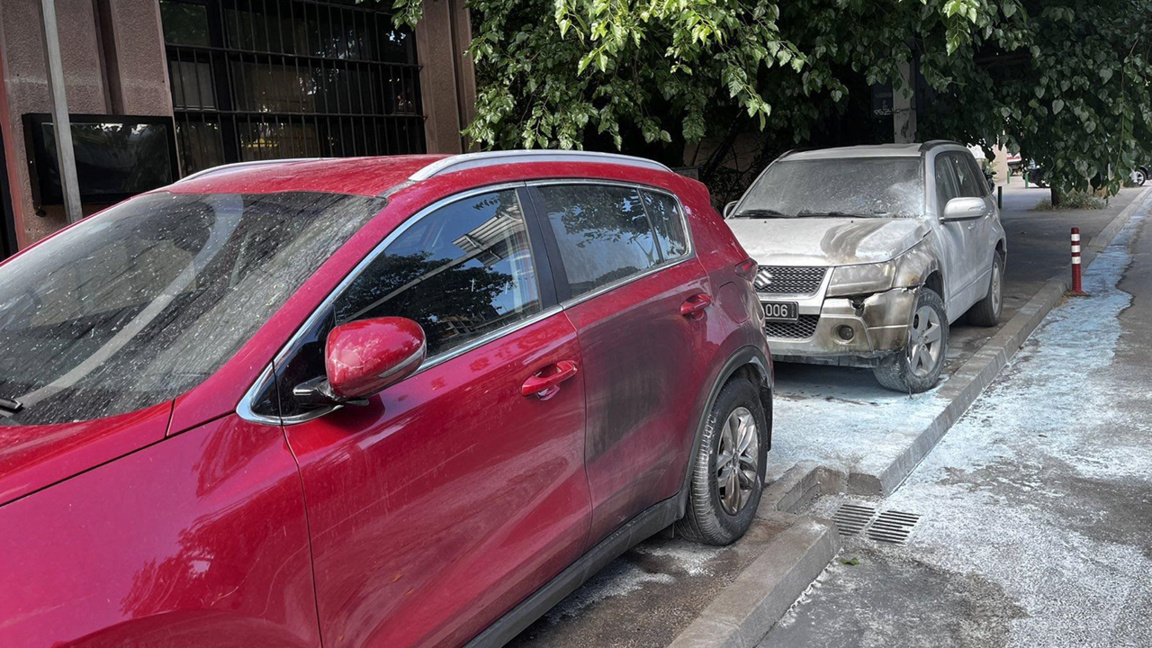 Deux voitures diplomatiques bulgares incendiées à Skopje