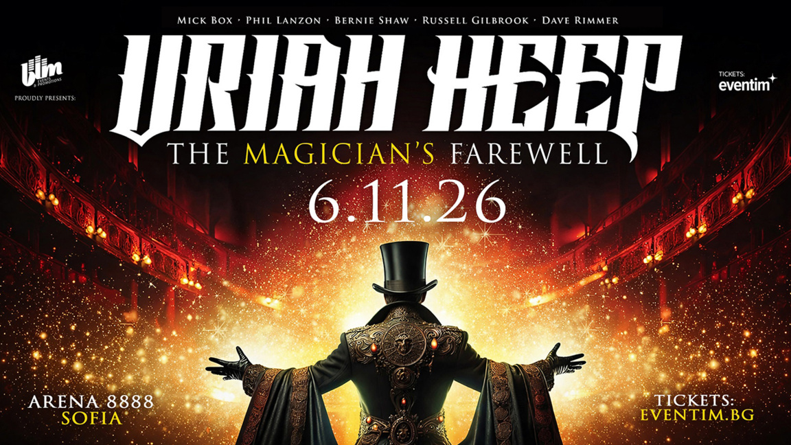 Bulgarien ist Teil der Tour „The Magician’s Farewell“ von Uriah Heep