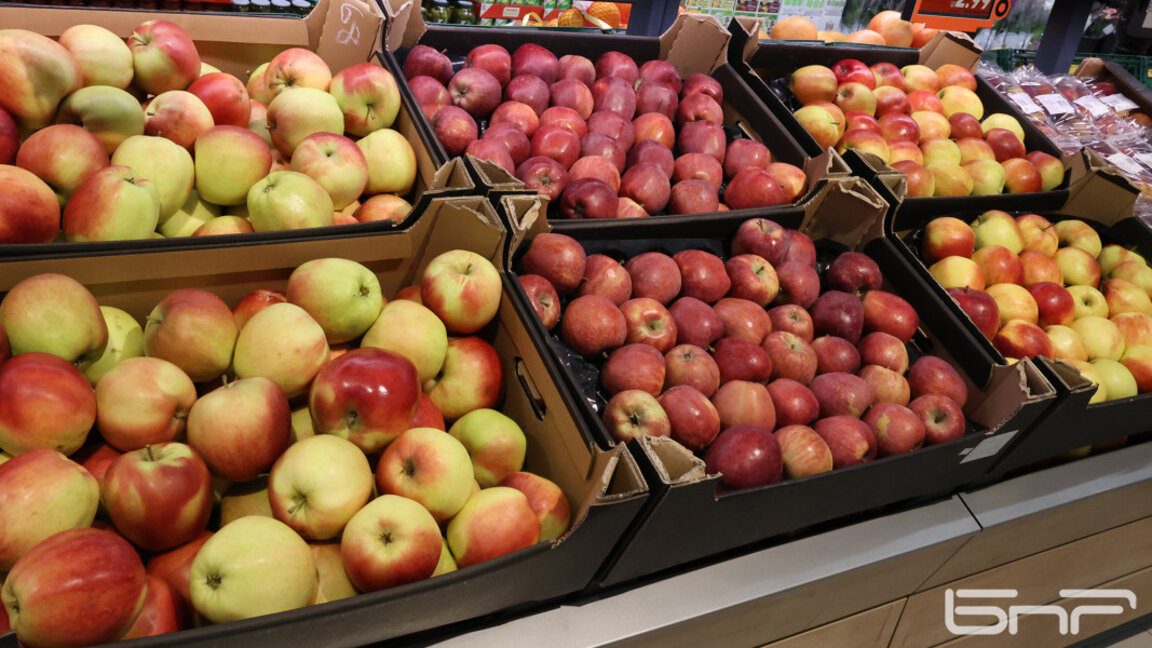 С близо 36% са поскъпнали българските ябълки за последната година