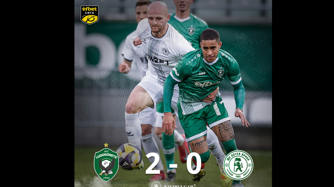 "Ботев" Враца падна с 0:2 в Разград