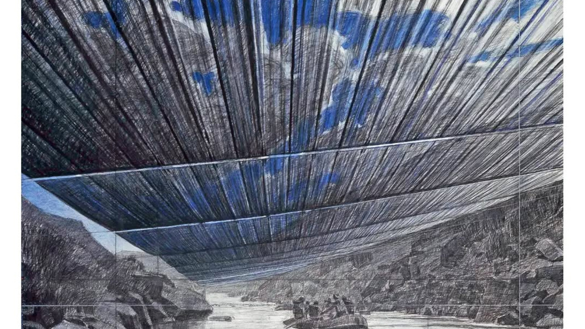 Ausstellung erinnert an Christos und Jeanne-Claudes Projekt „Over the River“