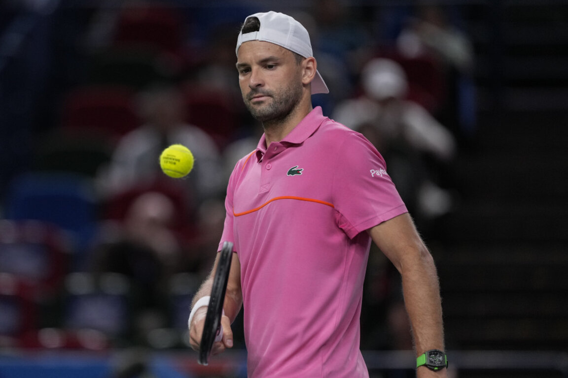Grigor Dimitrov out in Shanghai, won't face Djokovic