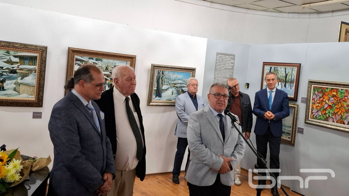 Руси Куртлаков с юбилейна изложба в градската галерия на Бургас  