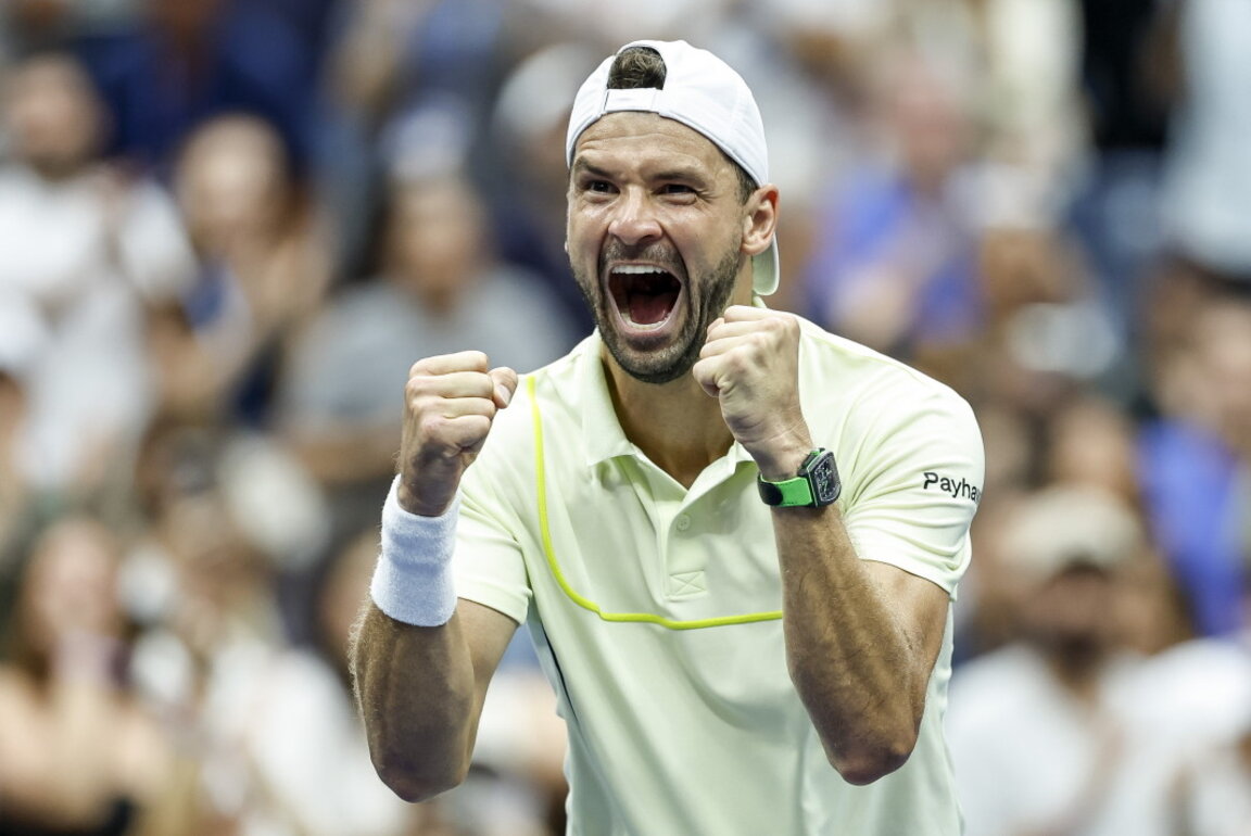 Grigor Dimitrov pasa a cuartos de final en Nueva York