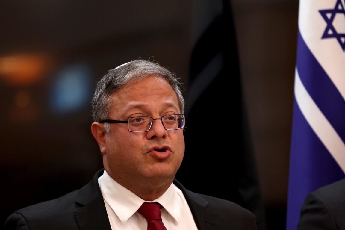 Министърът на националната сигурност на Израел Итамар Бен Гвир