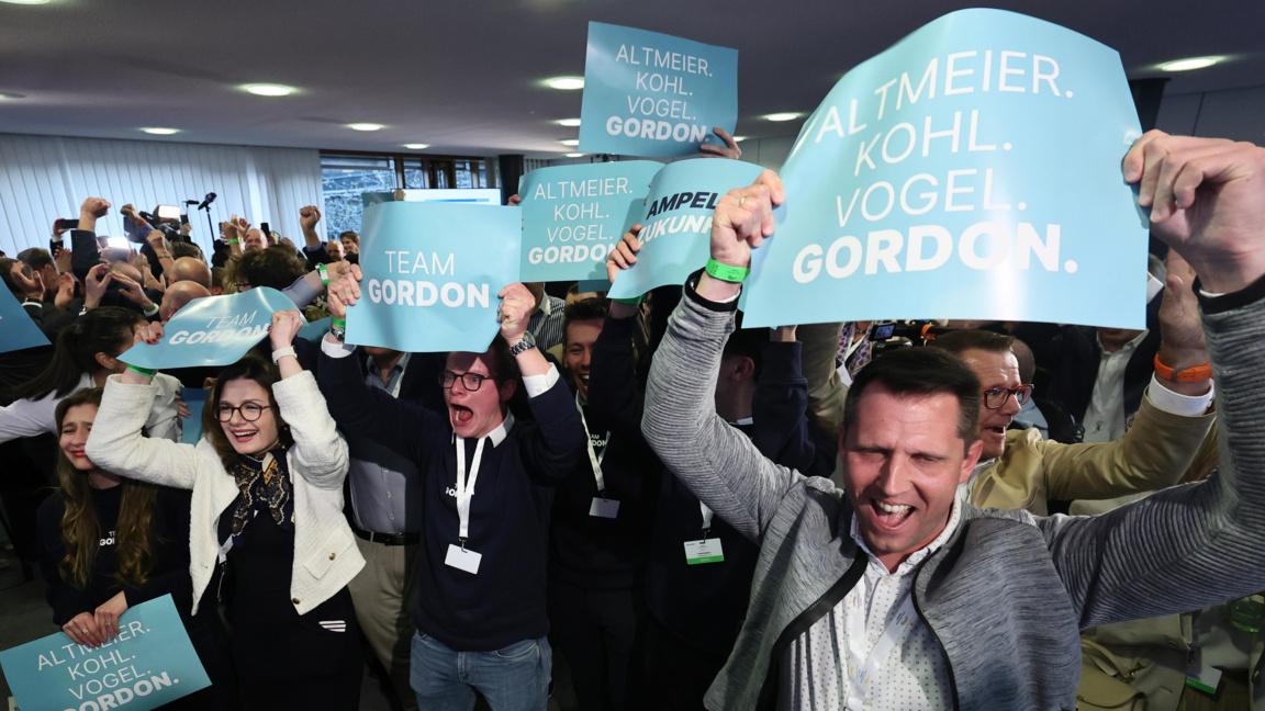 ХДС на Мерц води пред социалдемократите на вота в Рейнланд-Пфалц