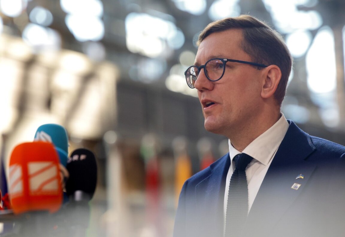 Министър-председателят на Естония Кристен Михал