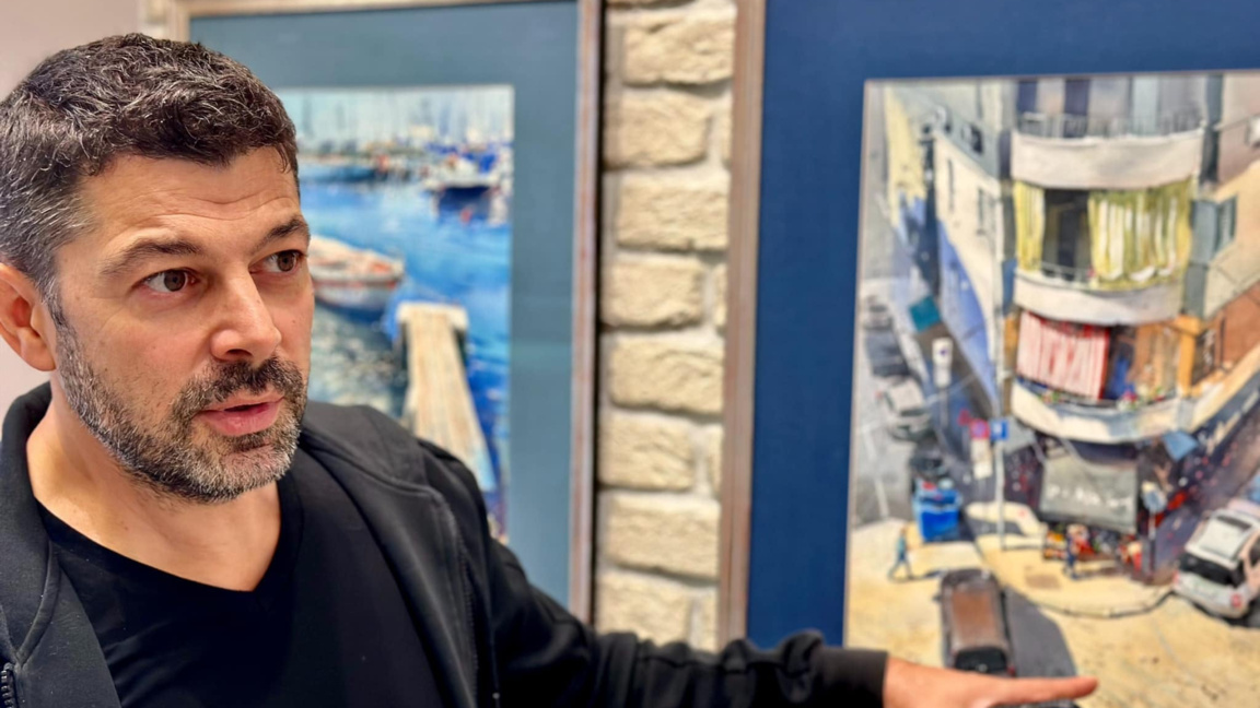 Художникът Светлин Софрониев от Лом