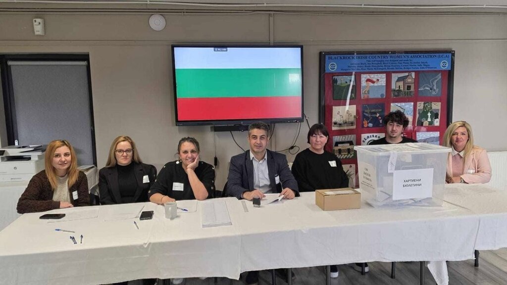 Polling station in Dundalk, Ireland