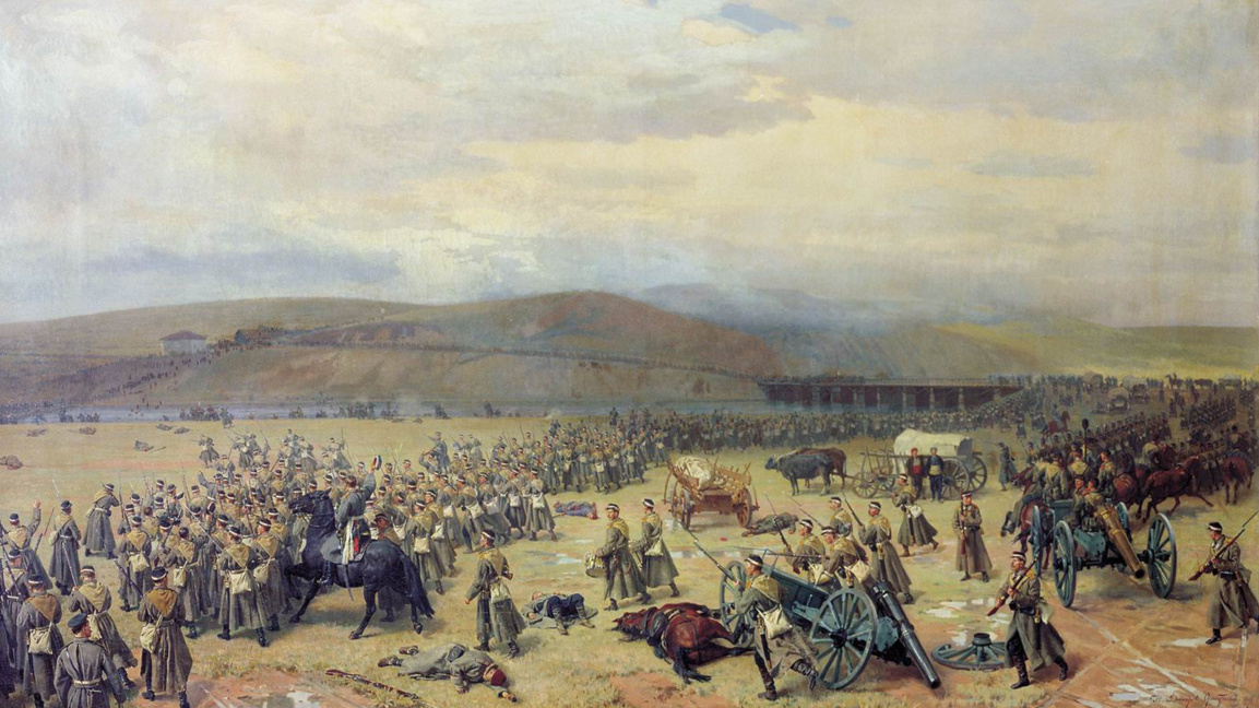 "Последният бой при Плевен, 10 декември 1877 година", худ. Николай Дмитриев-Оренбургски, (1889)