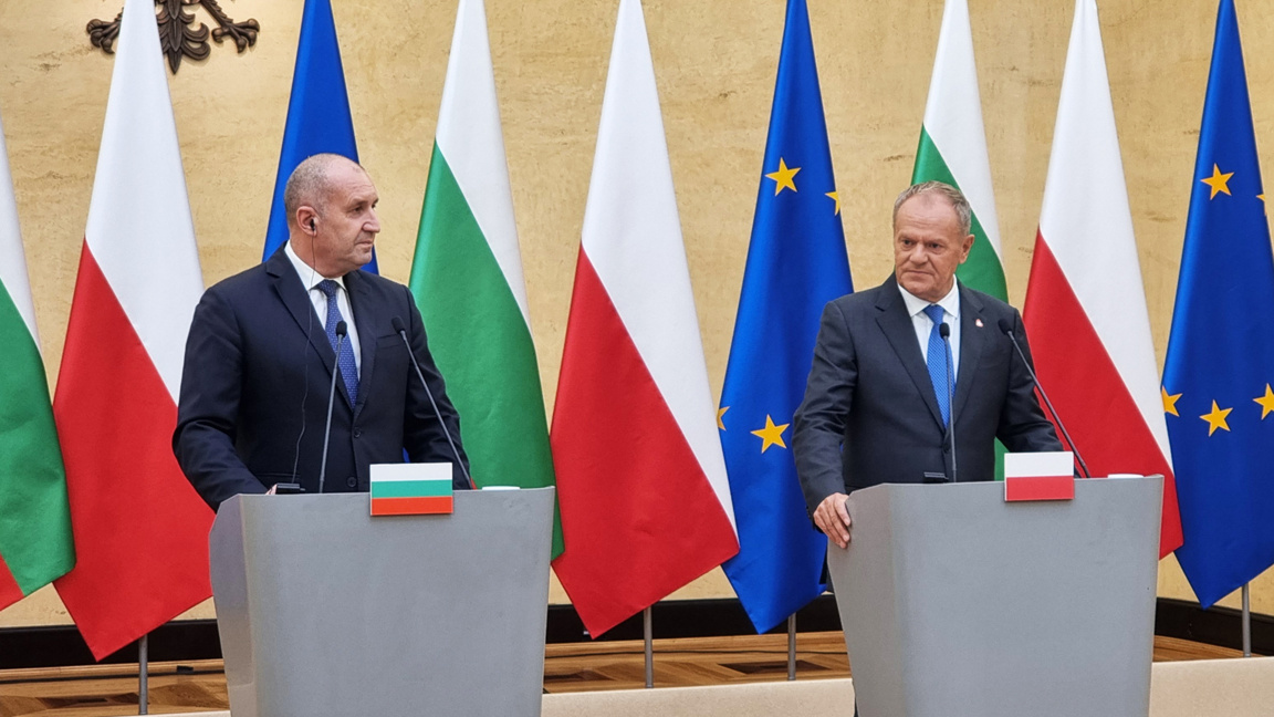 In Warsaw, Radev calls for peace dialogue, Tusk for support for Ukraine