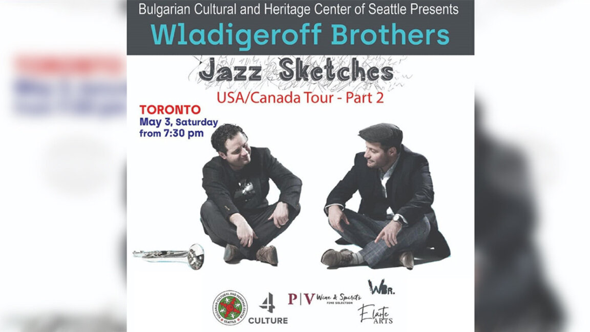 Jazz duo Wladigeroff Brothers to perform in Toronto