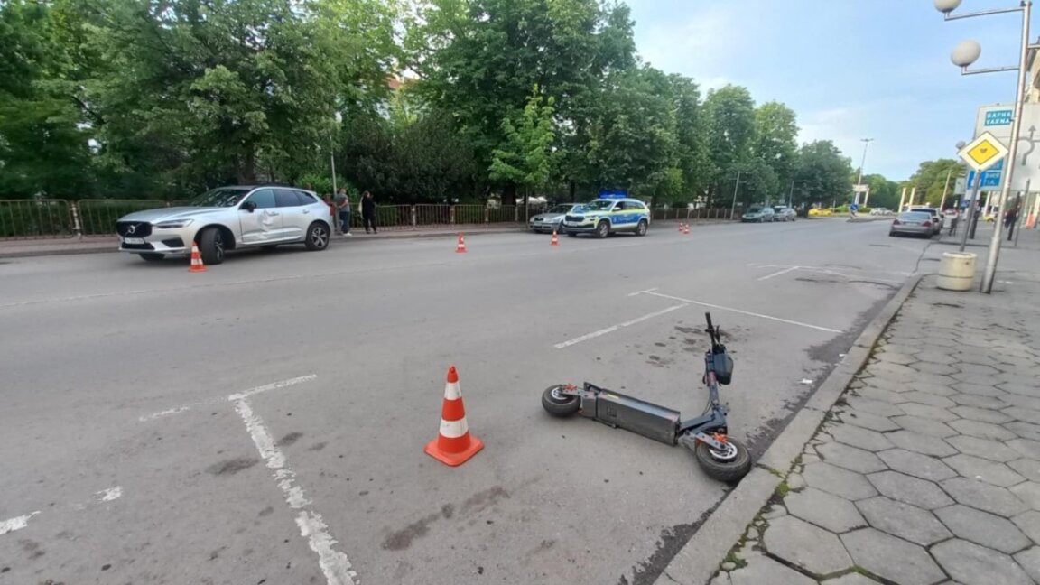 Отново катастрофа с тротинетка