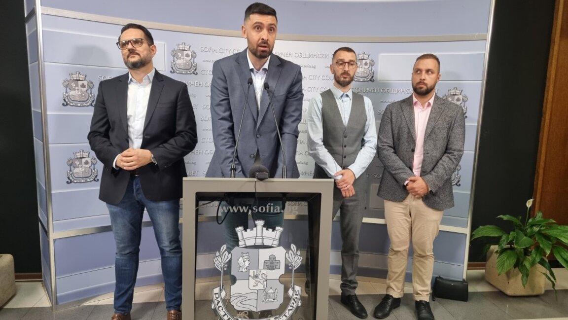 From left to right: Dimitar Shalafov, Dragomir Dragomirov, Ivaylo Kukurin and Georgi Todorov.