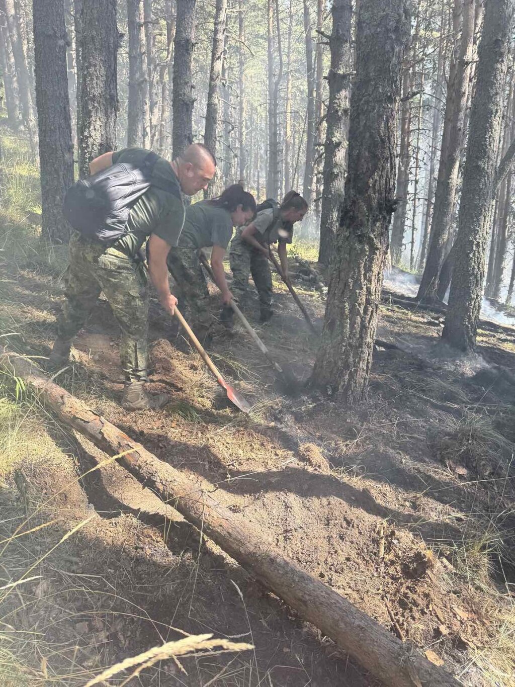 Пожарът в НП "Рила" върви към връх "Чакалица"