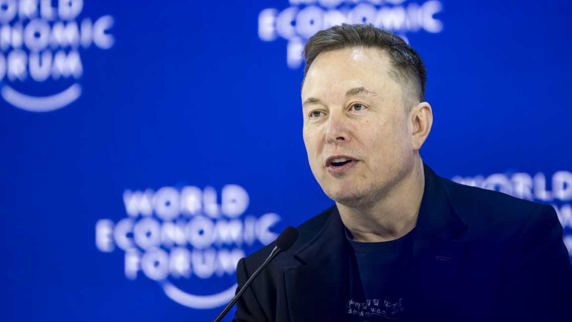 Илон Мъск в Давос