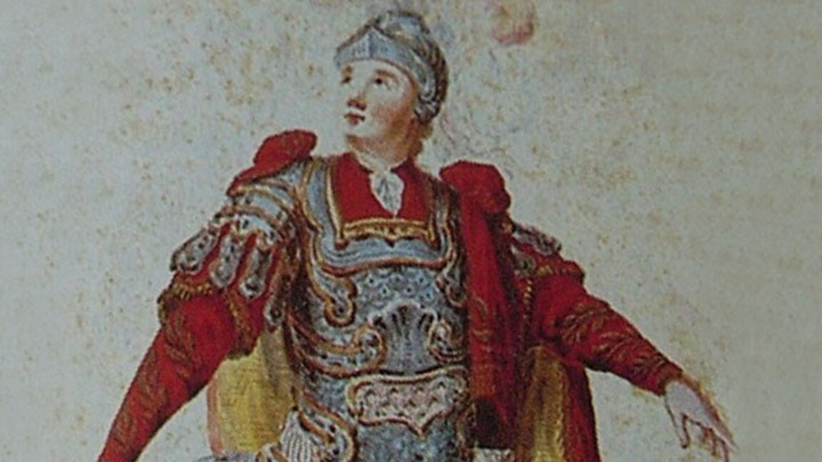 Антон Раф в ролята на Идоменей