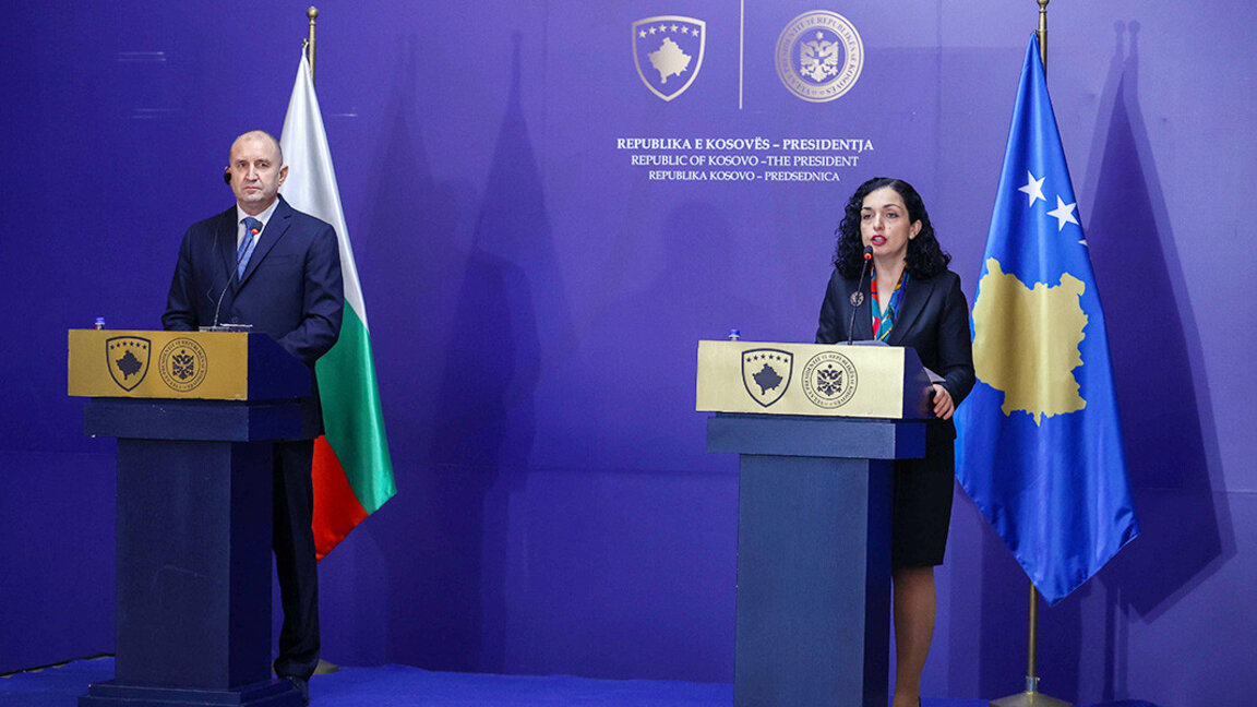Румен Радев и Вјоса Османи