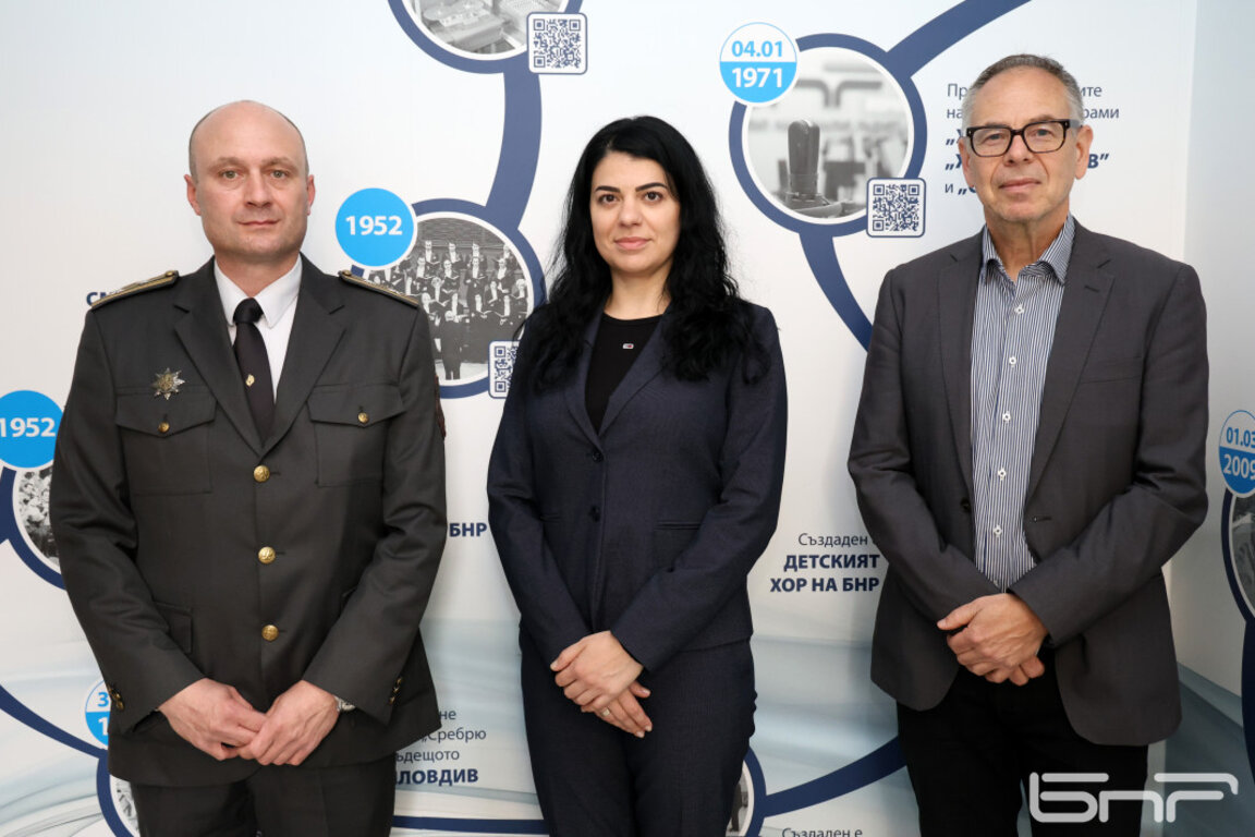 Гл. инсп. Иван Иванов, София Атанасова и  Емил Георгиев