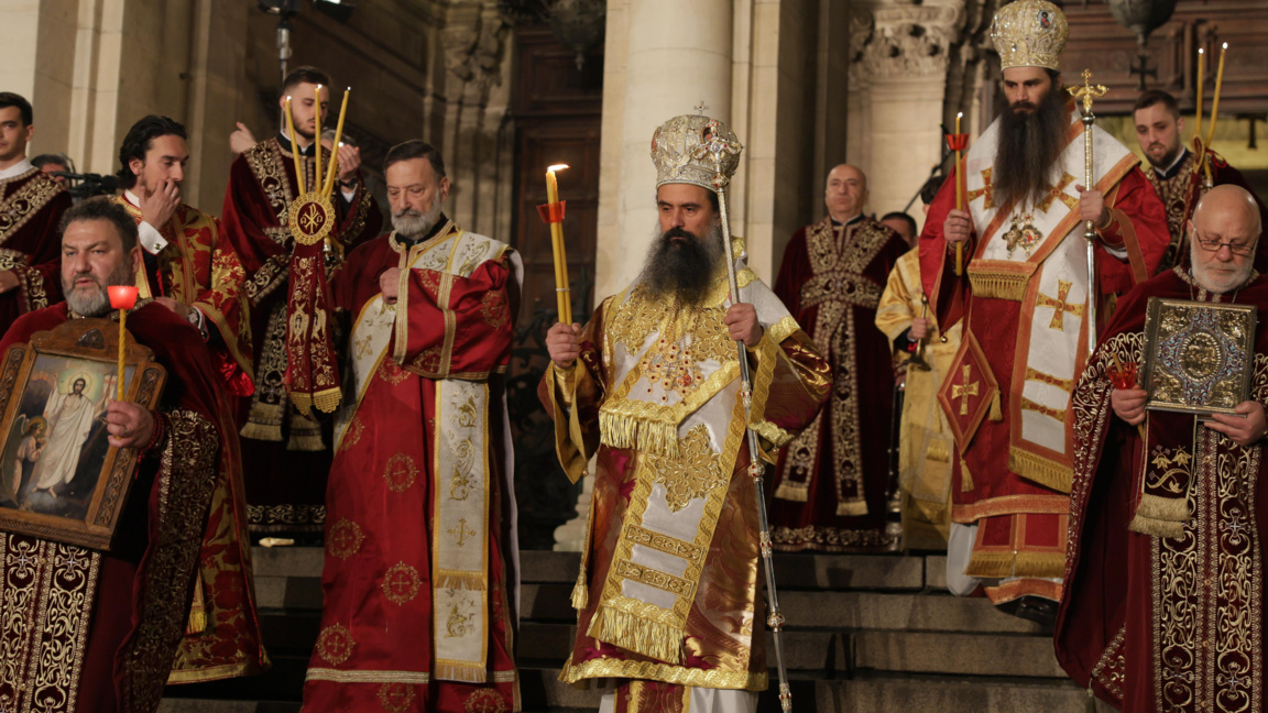 Пасхалната литургия в София беше оглавена от Българския патриарх и Софийски митрополит Даниил