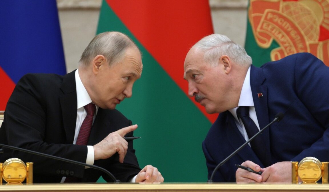 Владимир Путин и Александър Лукашенко