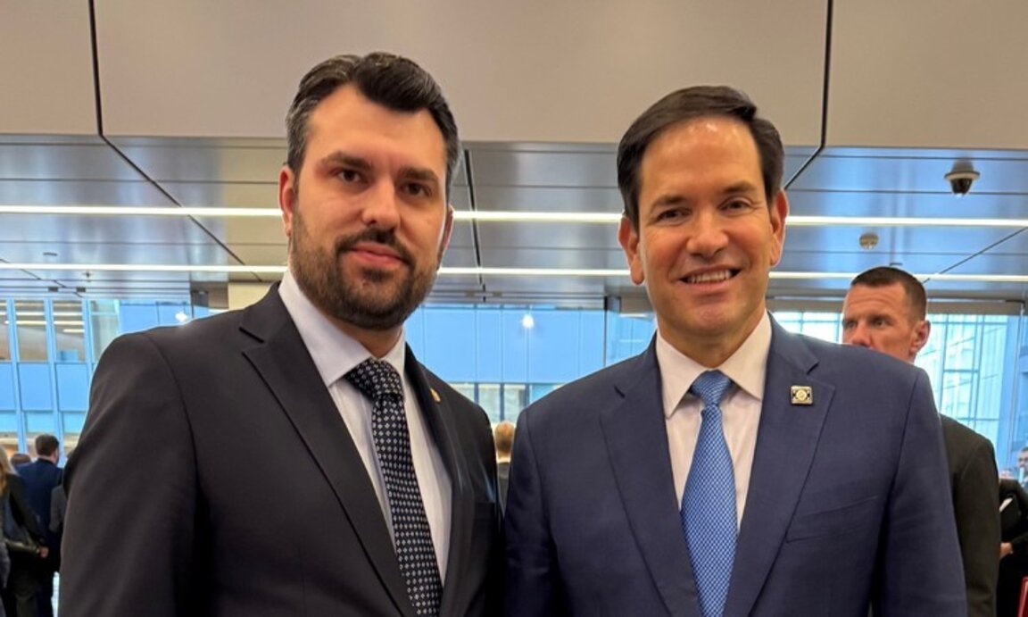 Gueorg Gueorguiev y Marco Rubio debatieron la cooperación entre Bulgaria y los EEUU