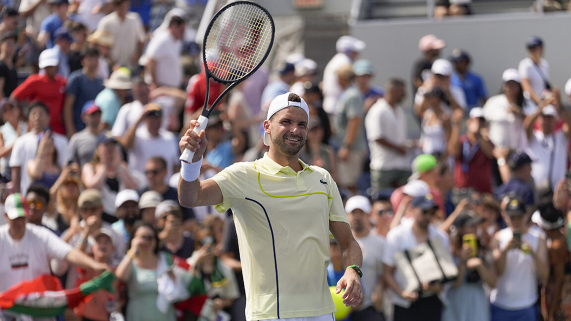 Григор Димитров вышел в третий круг US Open