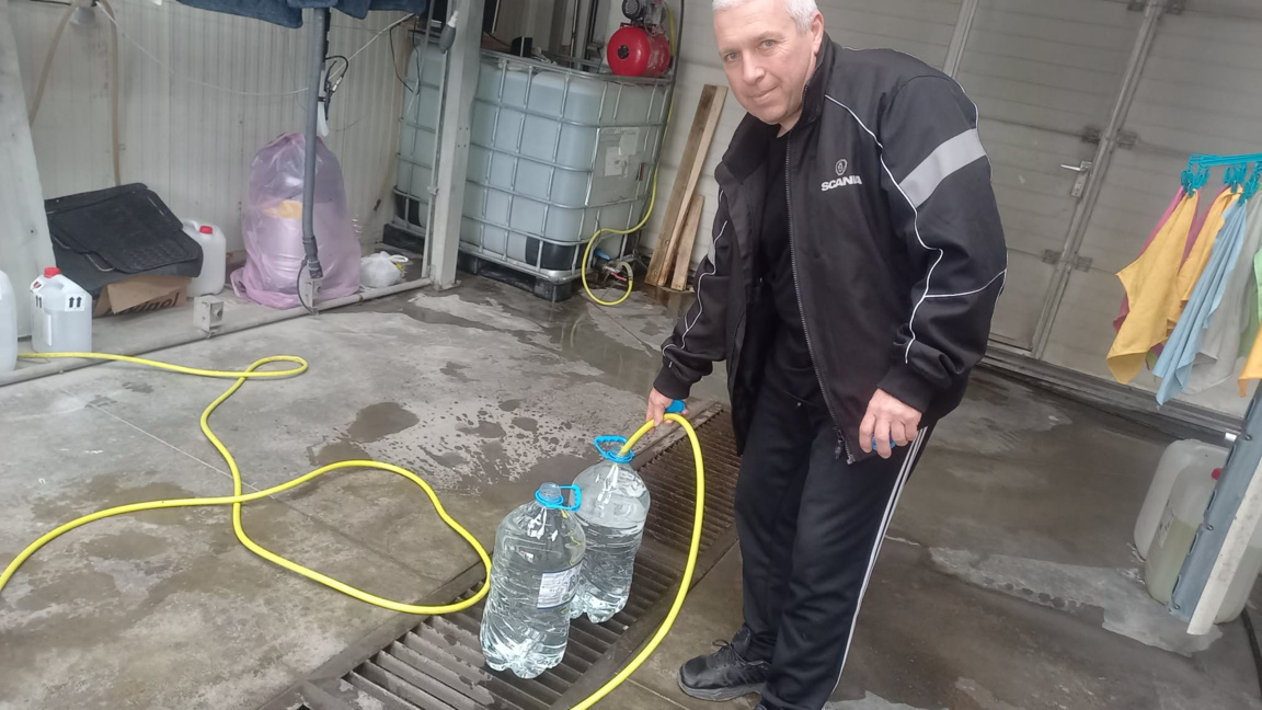 Автомивка в Шумен помага в безводието