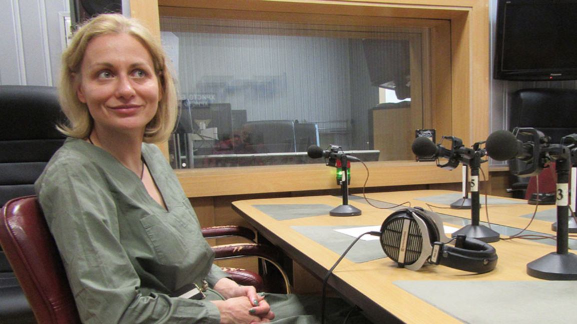 Маргарита Доровска в студиото на програма "Христо Ботев"