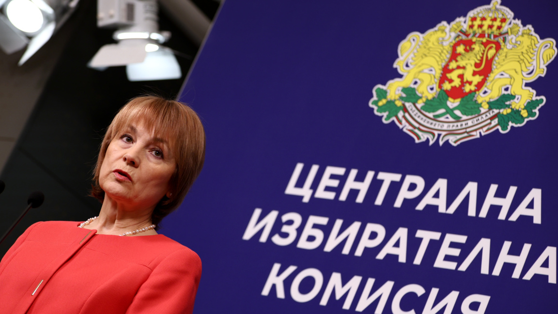 Заместник-председателят и говорител на ЦИК Росица Матева на редовния седмичен брифинг - 19 март 2026 г..